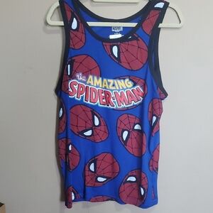 Marvel Spider-Man Blue Tank Top